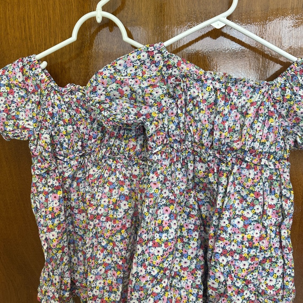 GAP Baby Floral Dress with Puff Sleeves - Picture 5 of 6